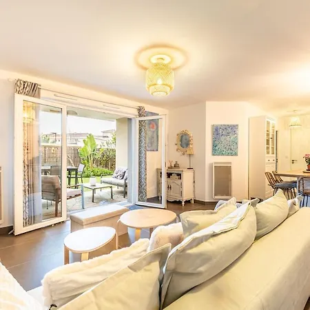 דירה 3 Pieces Jardin Prive Et Piscine *